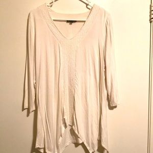 White long sleeve tunic